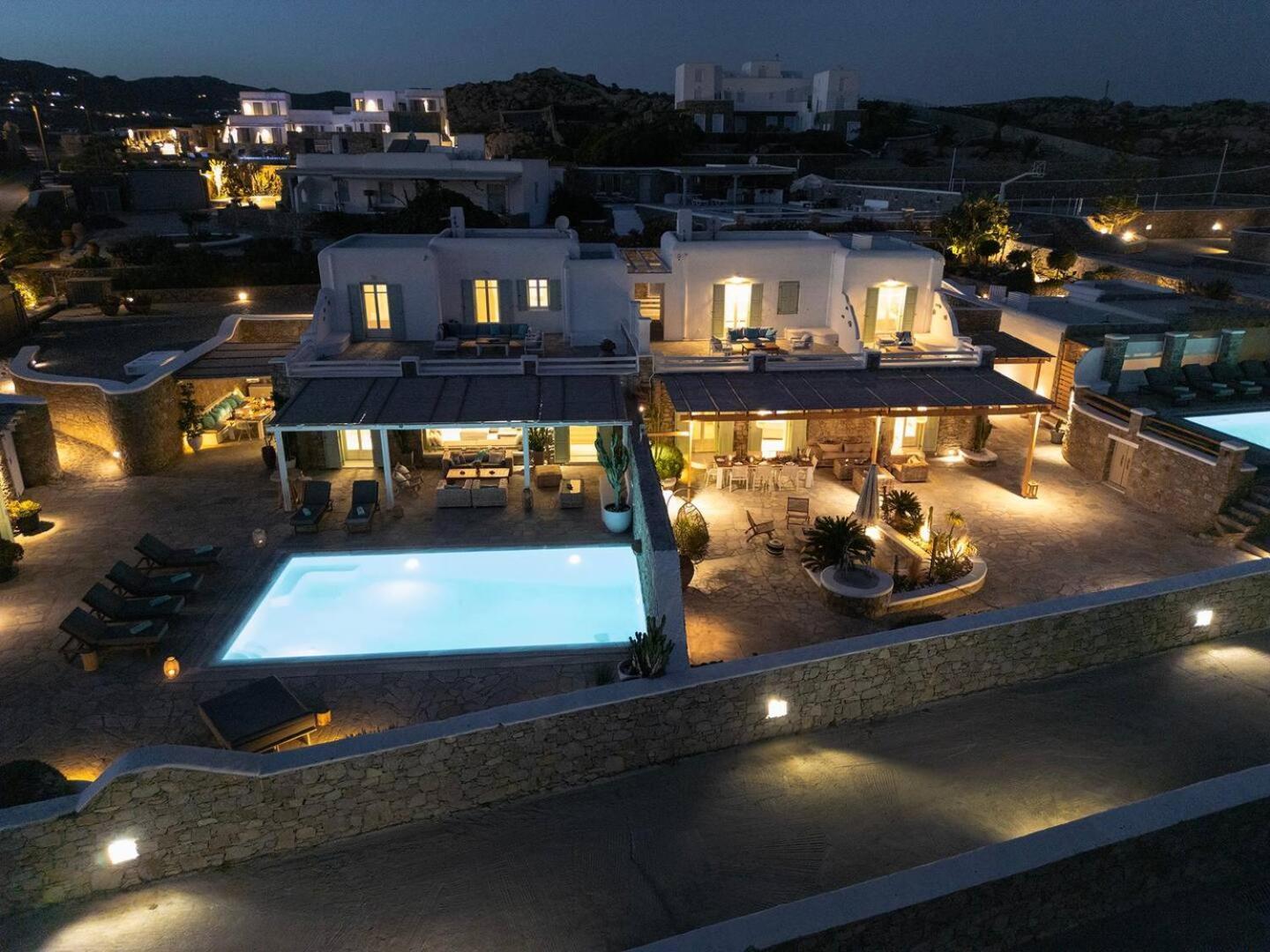 Mando Pool Villas W Sea Views - Five Bedrooms سوبر بارادايس بيتش المظهر الخارجي الصورة