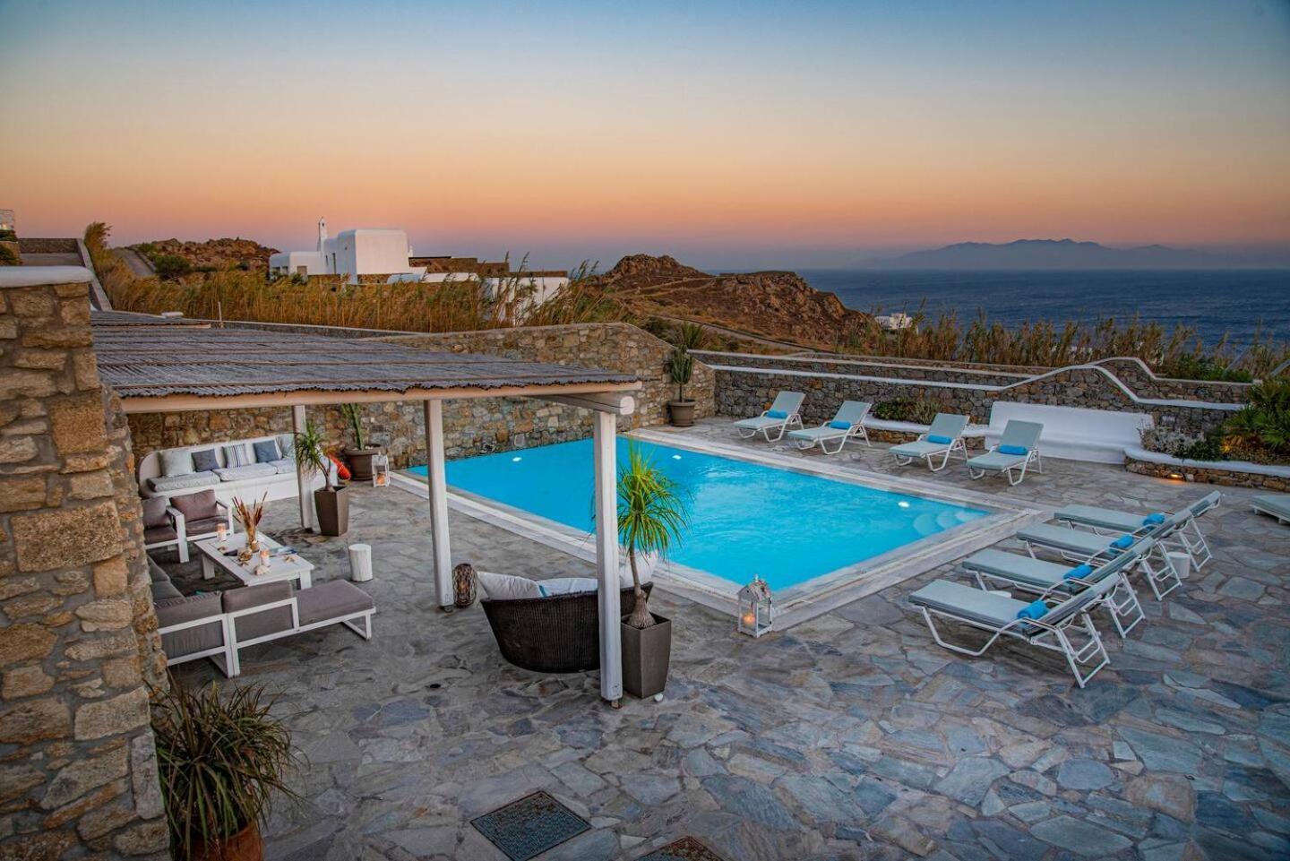 Mando Pool Villas W Sea Views - Five Bedrooms سوبر بارادايس بيتش المظهر الخارجي الصورة